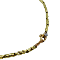 Bracelet Chimento Bamboo in Yellow Gold Diamante 0.03 Ct 3B00421ZB4200 - 3B00421ZB4200